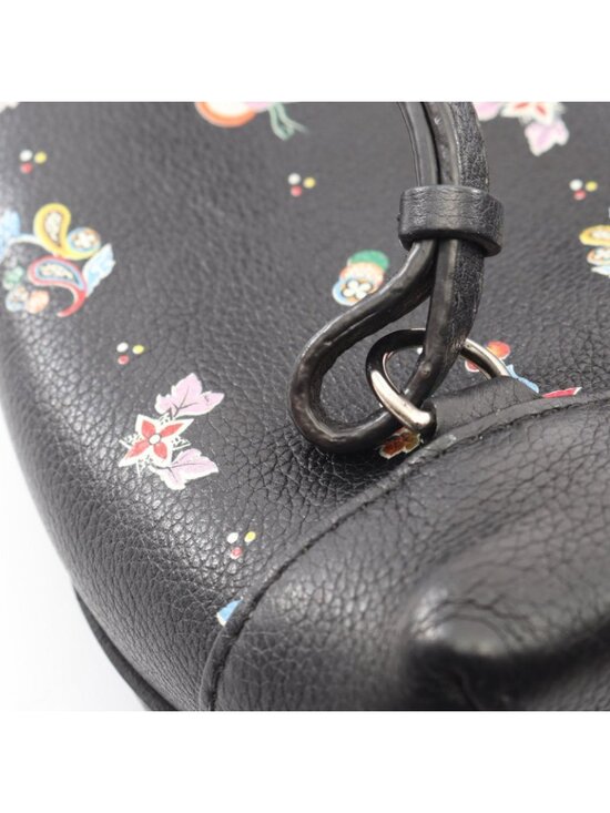 Louis Vuitton Backpack Lockme Mini Noir Floral Print Leather main image 9